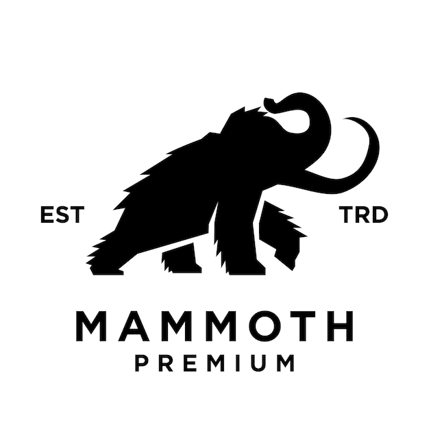 Mammoth logo icoon ontwerp icoon illustratie