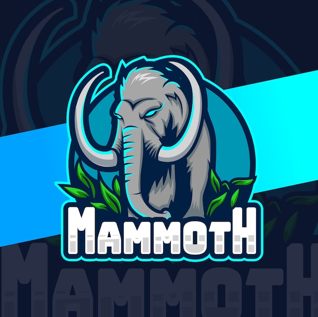 Design del logo mascotte mammut