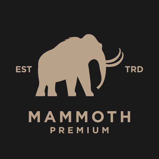 Mammut logo icoon ontwerp icoon illustratie