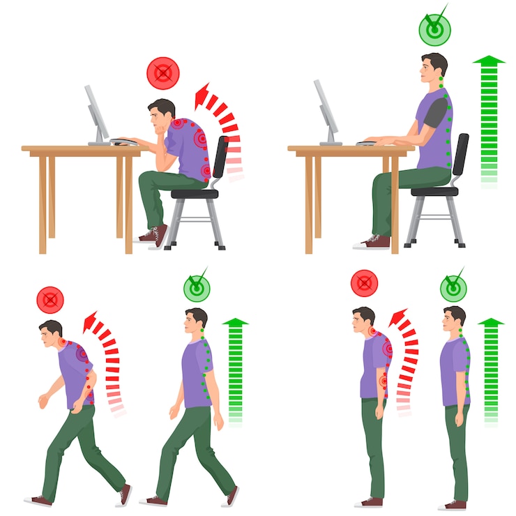 Vector 男は座っていないと歩いて
