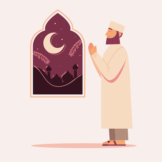 Man bidden moslim cultuur