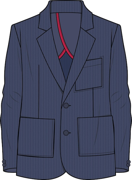男ブレザー ジャケットとパンツ スーツ企業の摩耗ドレス ベクトル