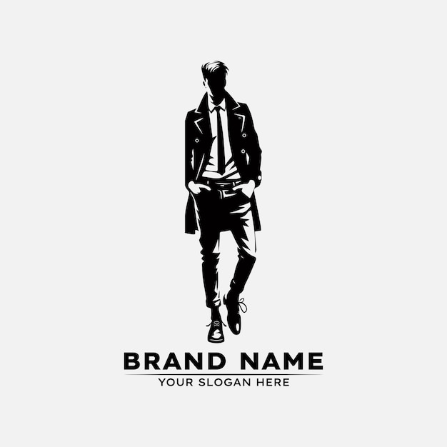 Man clothing store logo