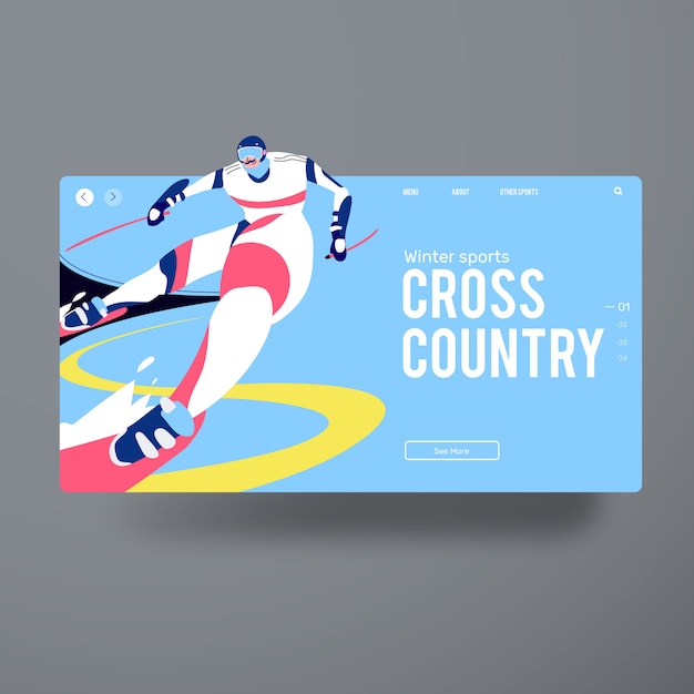 Man cross country player-kampioen