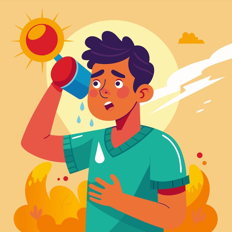 Vector a man drinking from a cup that has the word  no  on it