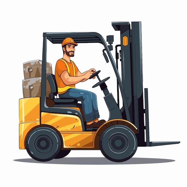 Man_driving_and_controlling_the_forklift_vector