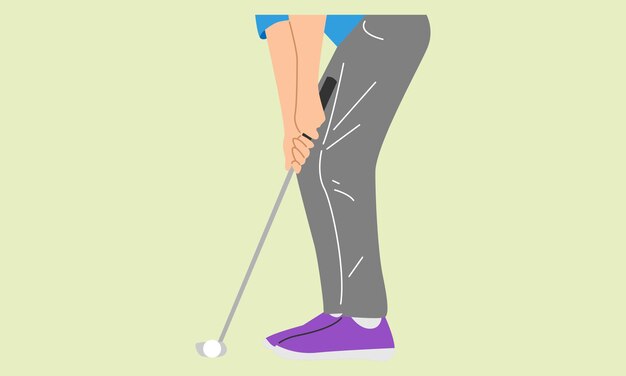 man golf player