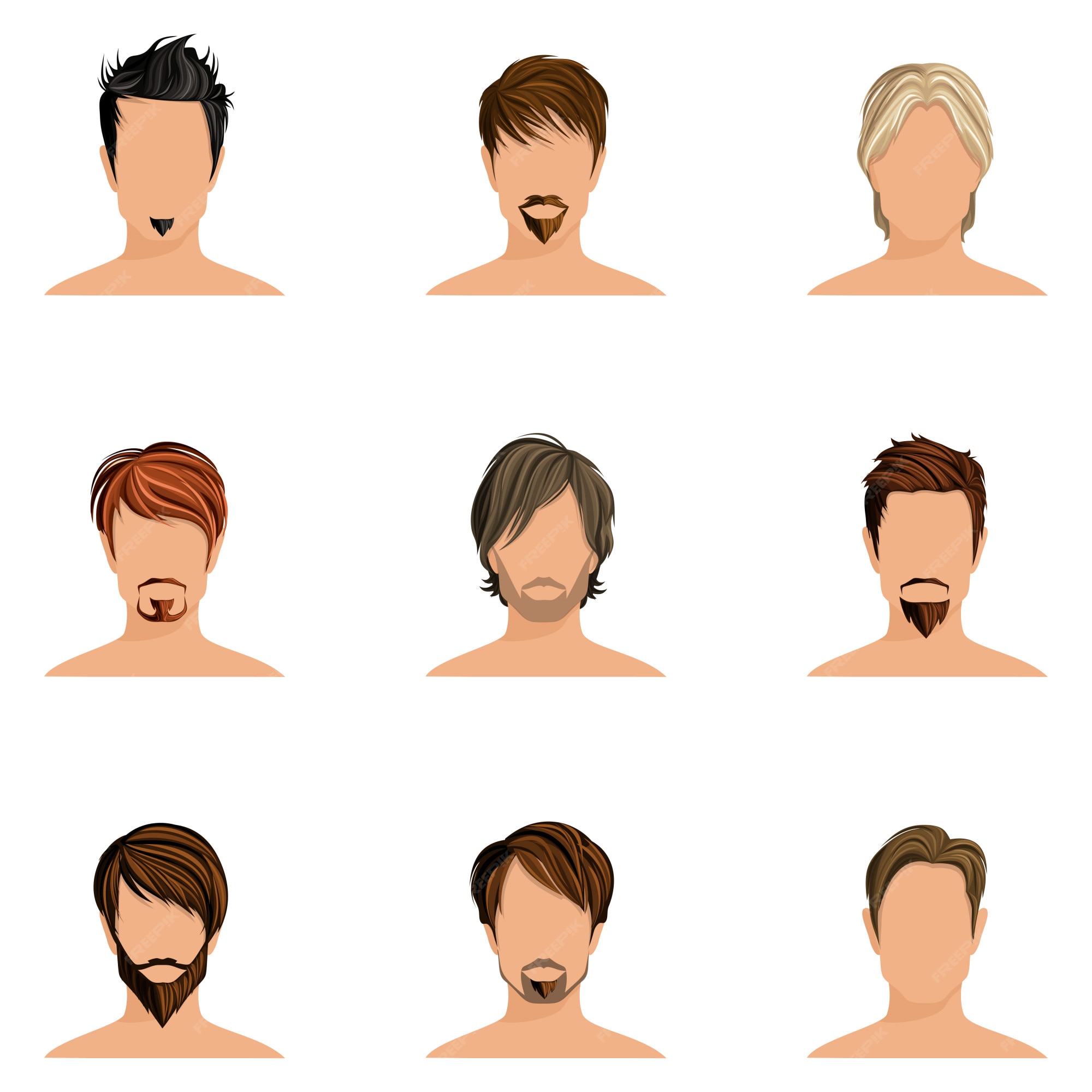 Graphic Design Hairstyle Men Illustration Vector On Anime Or Comic Style.  Man Hair Style Logo Vector Royalty Free SVG, Cliparts, Vectors, and Stock  Illustration. Image 140818110.