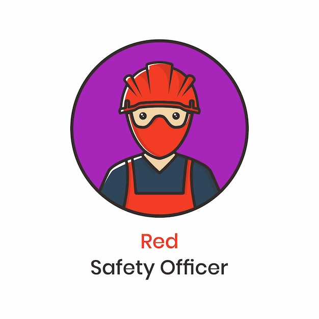 A man in a helmet and a helmet with the word safety on it.