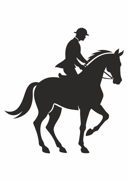 A man on a horse with a horse and a horse with a man on it