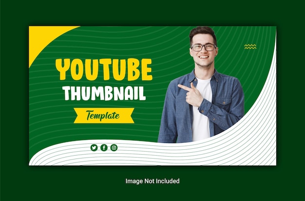 A man is pointing to the youtube thumbnail.