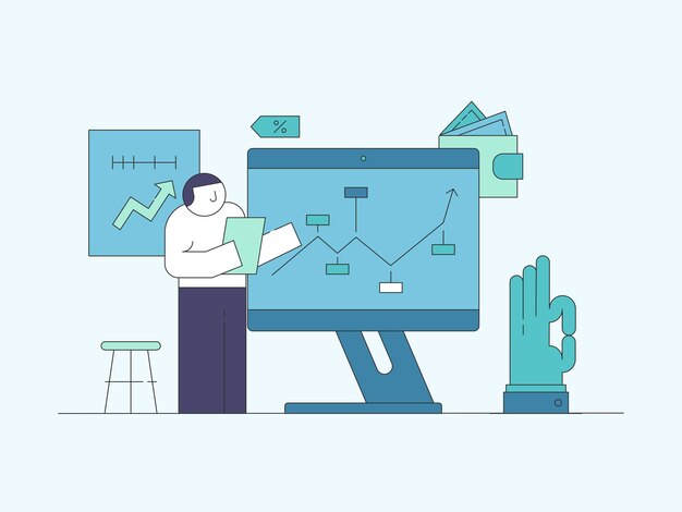 a man is standing in front of a board that says  graph