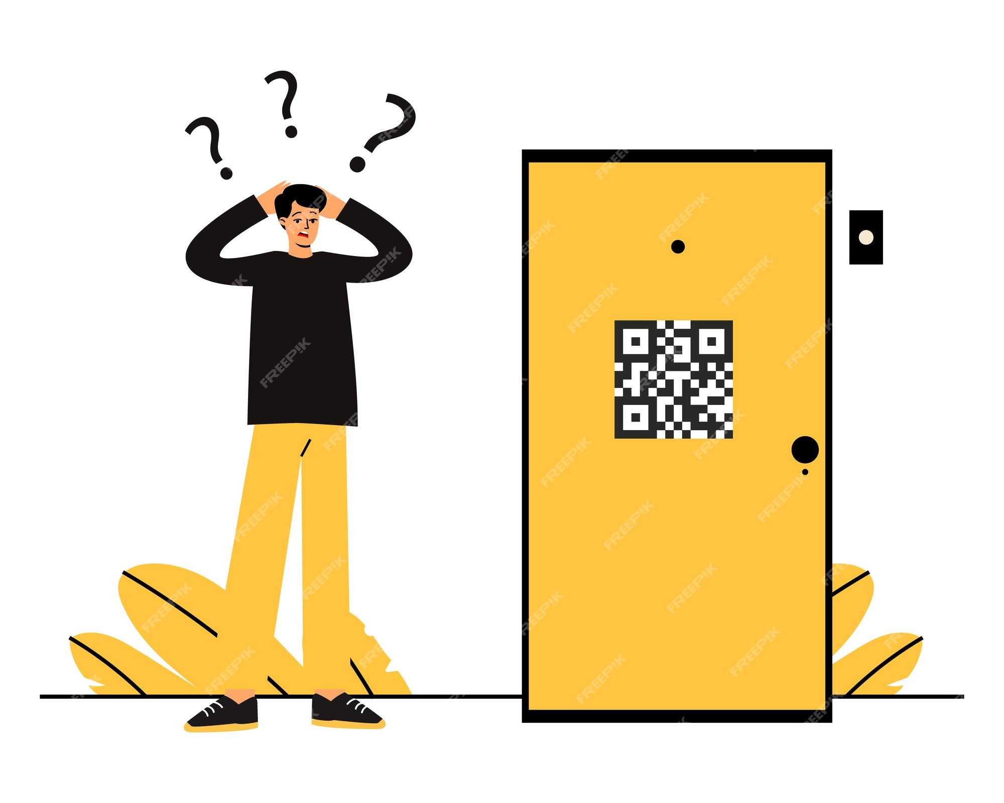 Unlocking Doors with Unique QR Codes 