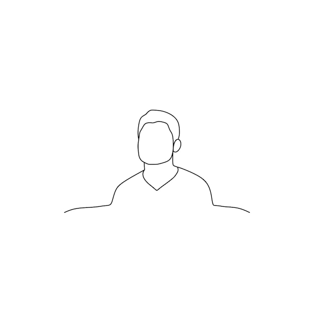 남자 라인 아트