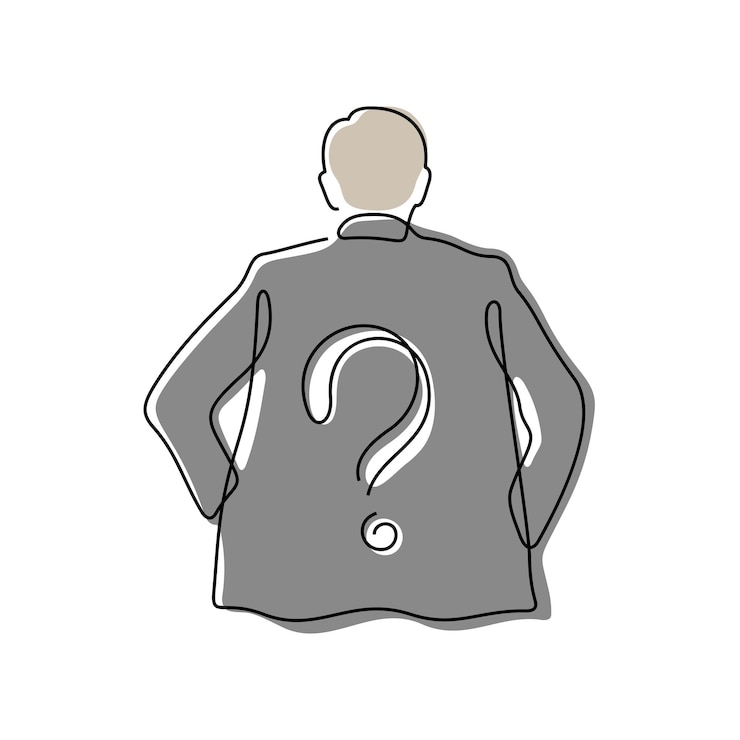 Vector man of mystery