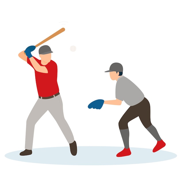 man playing baseball