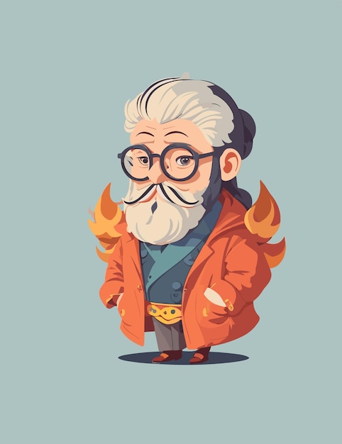 a man professor with minimalist background