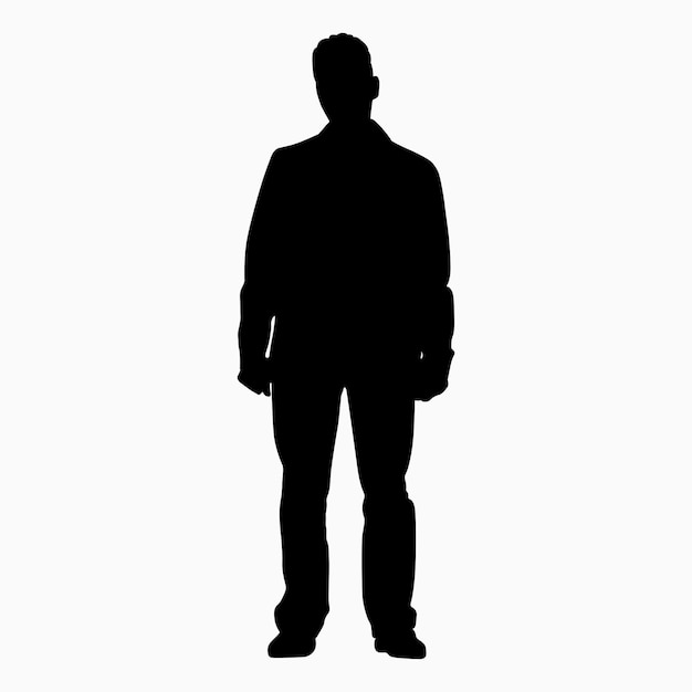 Vettore man silhouette