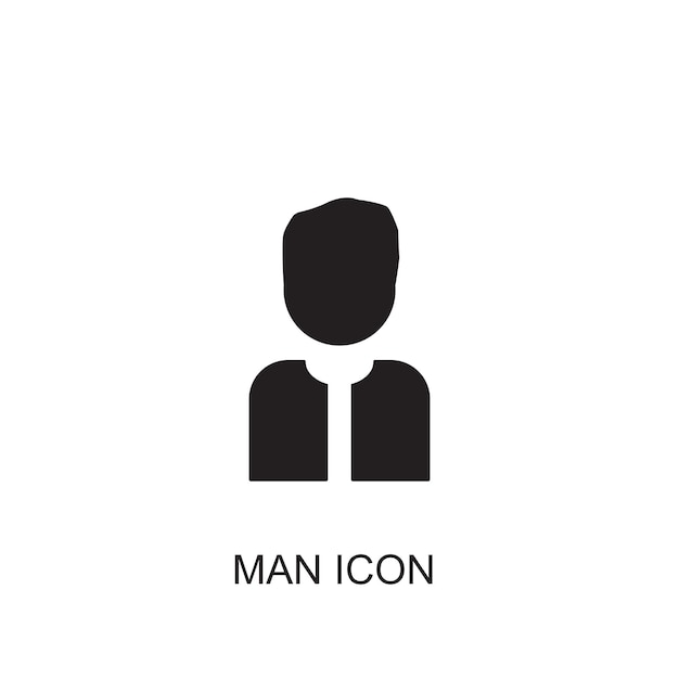 Man vector icon icon