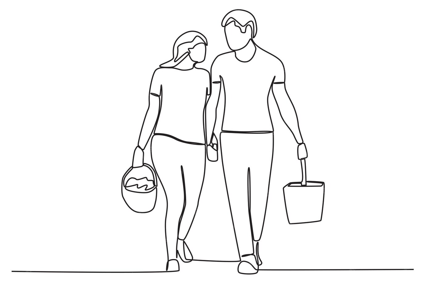 premium-vector-a-man-and-woman-having-a-picnic-in-the-park-park
