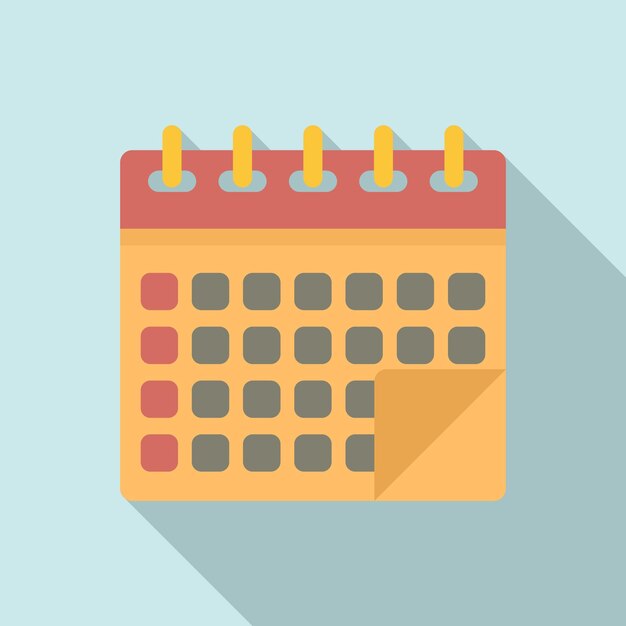 management calendar icon flat illustration of management calendar vector icon for web design