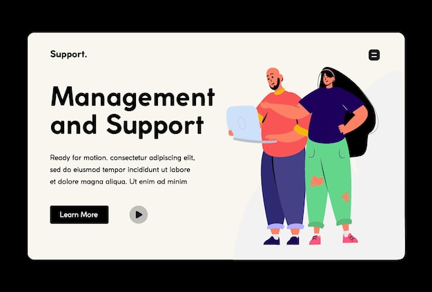 Management and support