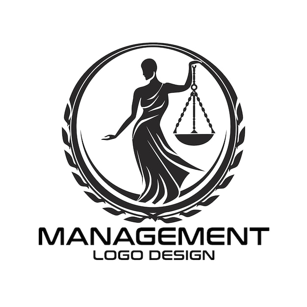 Management Vector Logo Design