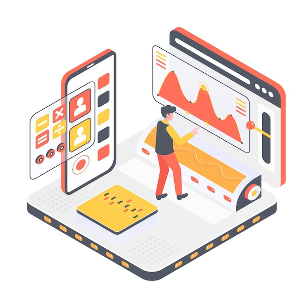 Managementdashboard van key performance indicators