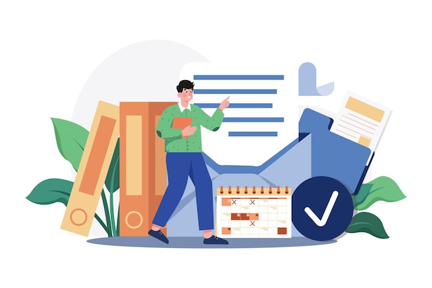 manager illustration concept