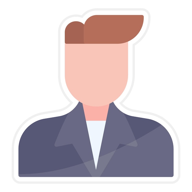 Manager Male Flat Illustration