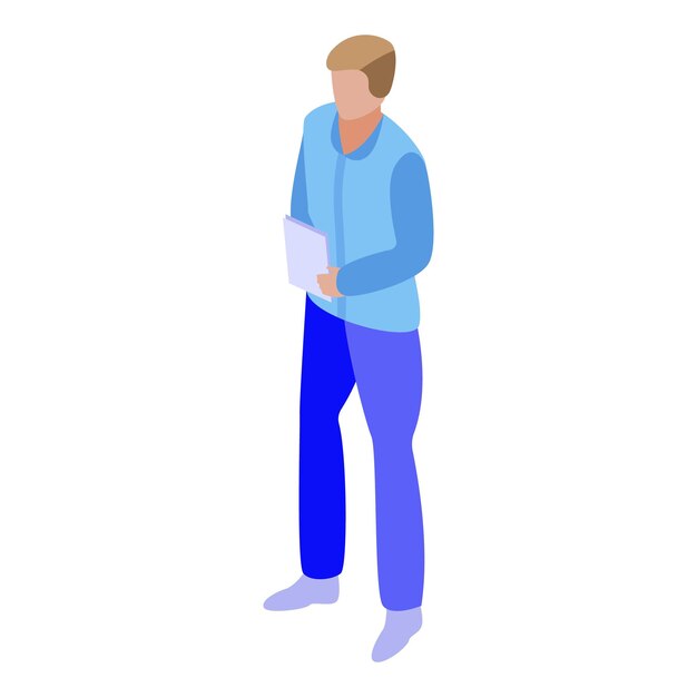 관리자 인력 아이콘 흰색 배경에 고립 된 웹 디자인을 위한 관리자 인력 벡터 아이콘의 아이소메트릭
