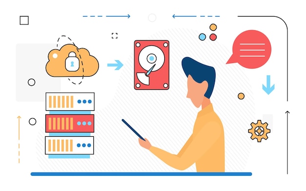 Dispositivo di gestione e archiviazione dei dati del sistema di unità del server