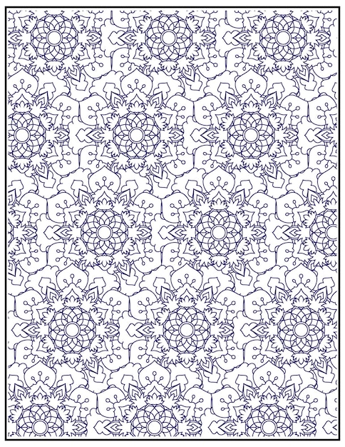 Vector manda pattern design floral pattern kgp page flower pattern