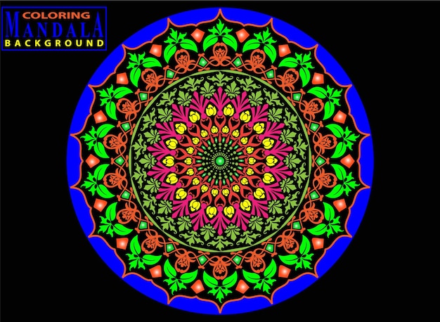 Mandala Abstract and Arabesque Background Design