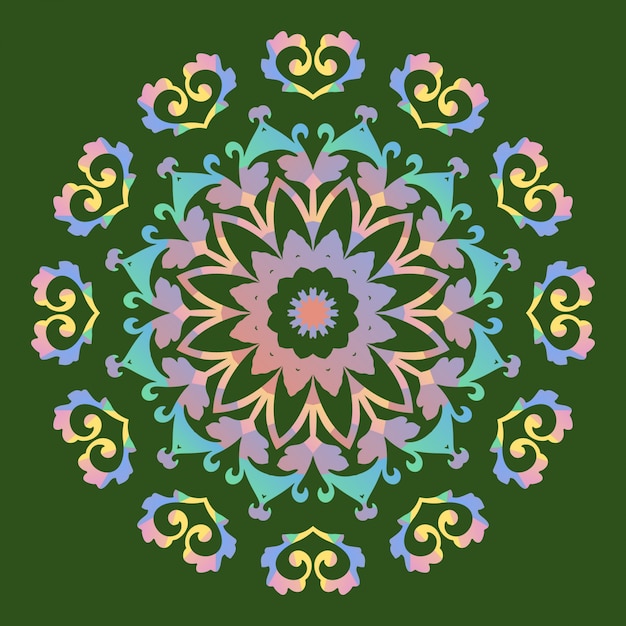 Vector mandala abstract design