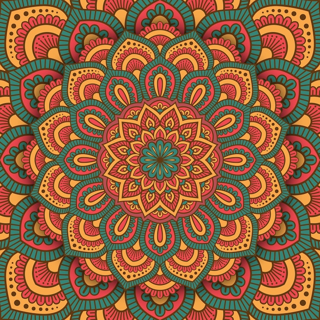 Mandala abstract pattern background.