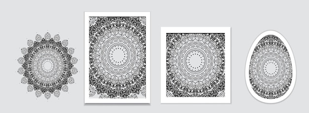 Mandala, abstracte tibetaanse bloemachtergrond. indiaas medaillonpatroon. vintage boheems ontwerp