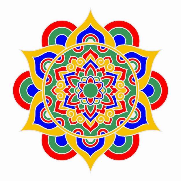 Mandala achtergrond ontwerp