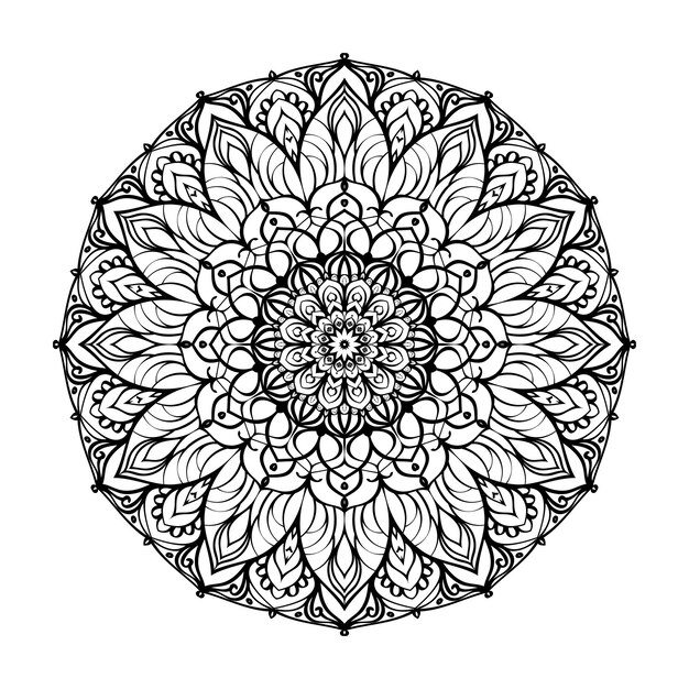 Mandala achtergrond ontwerp