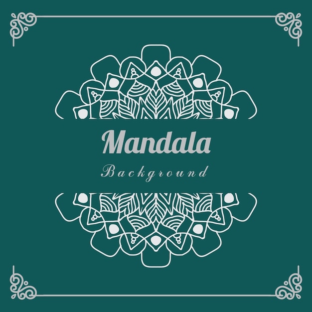 Mandala achtergrond ontwerp