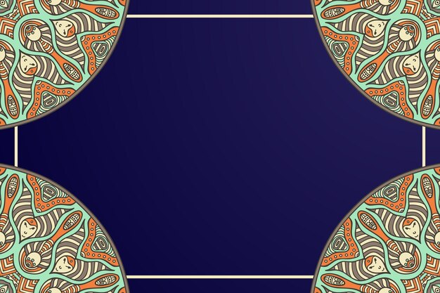 Vector mandala achtergrond