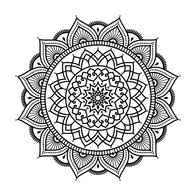 Vector mandala achtergrond