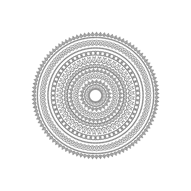 Mandala-achtergrondontwerp Premium Vector