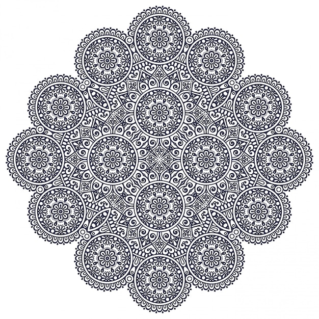 Mandala achtergrondontwerp