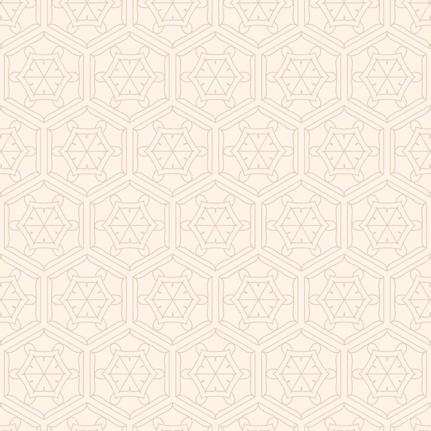 Vector mandala arabesque pattern