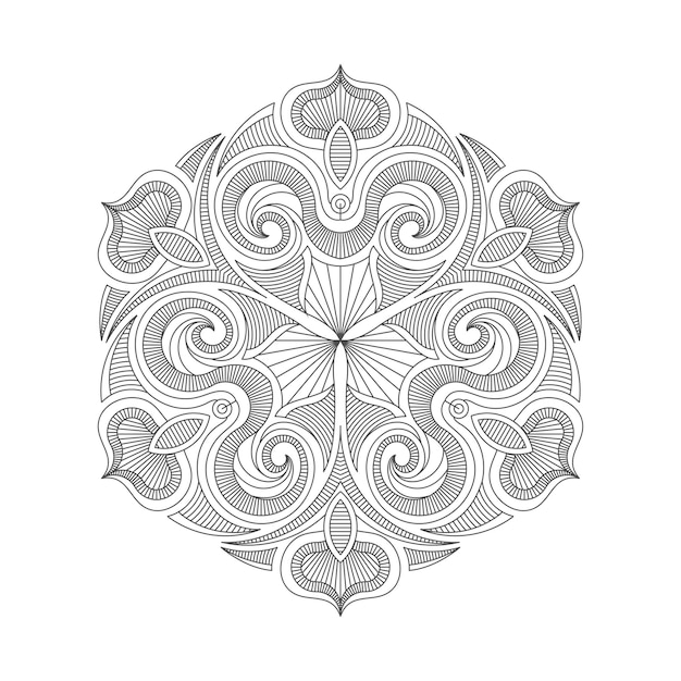 Vector mandala art decoration