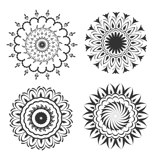 Mandala Art design in circle