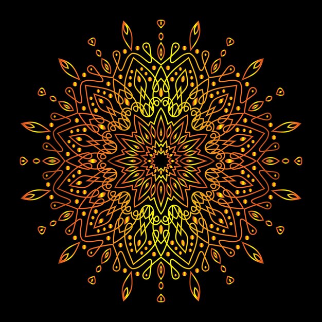 mandala art for template background