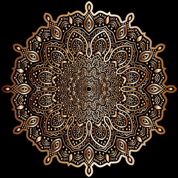 Vector mandala art for template background