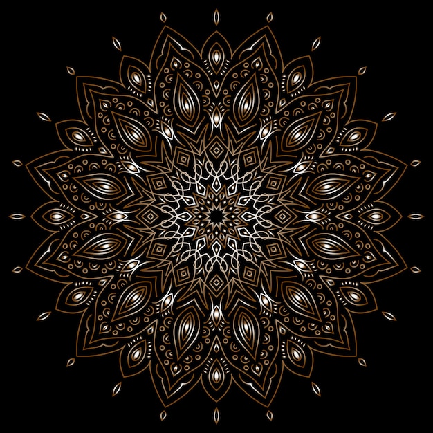 Vector mandala art for template background